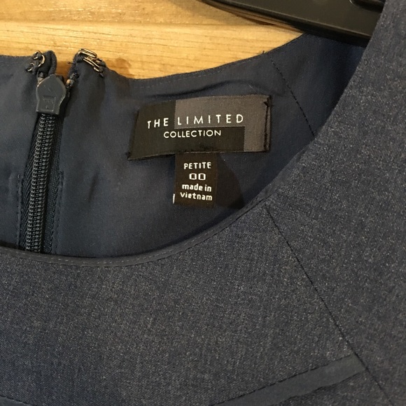 The Limited Blue/Grey Sheath Dress - Picture 3 of 4